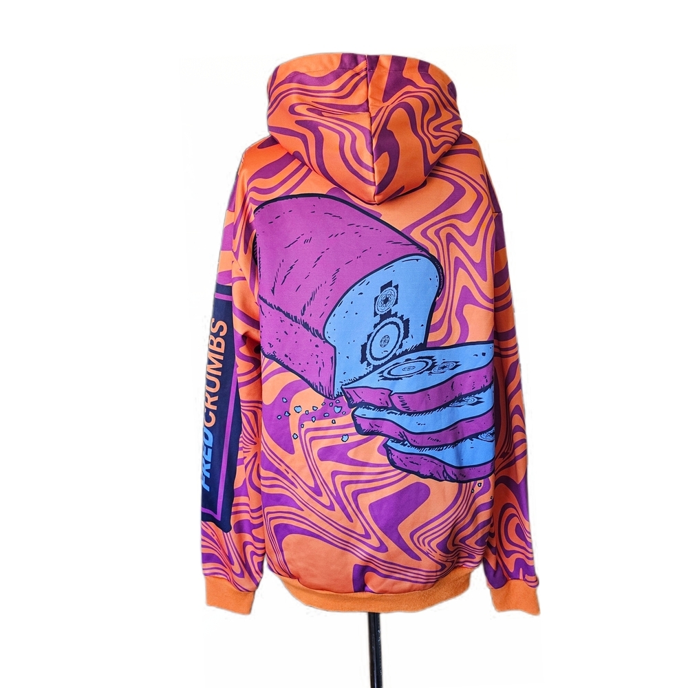 Musician Freddy Todd FredCrumb All Over Print Unisex Baggy Hoodie - Picture 6 of 16